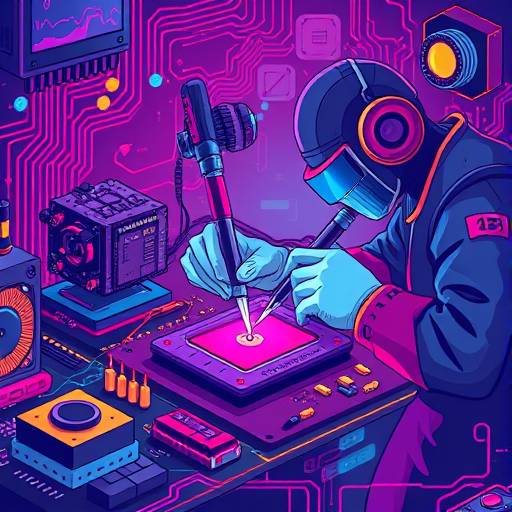 آموزش لحیم کاری (دوره رباتیک)